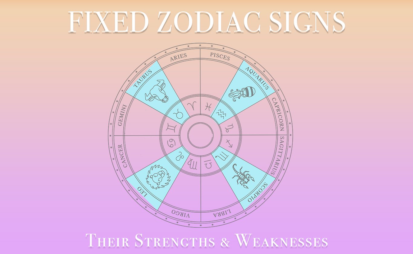 Fixed zodiac signs